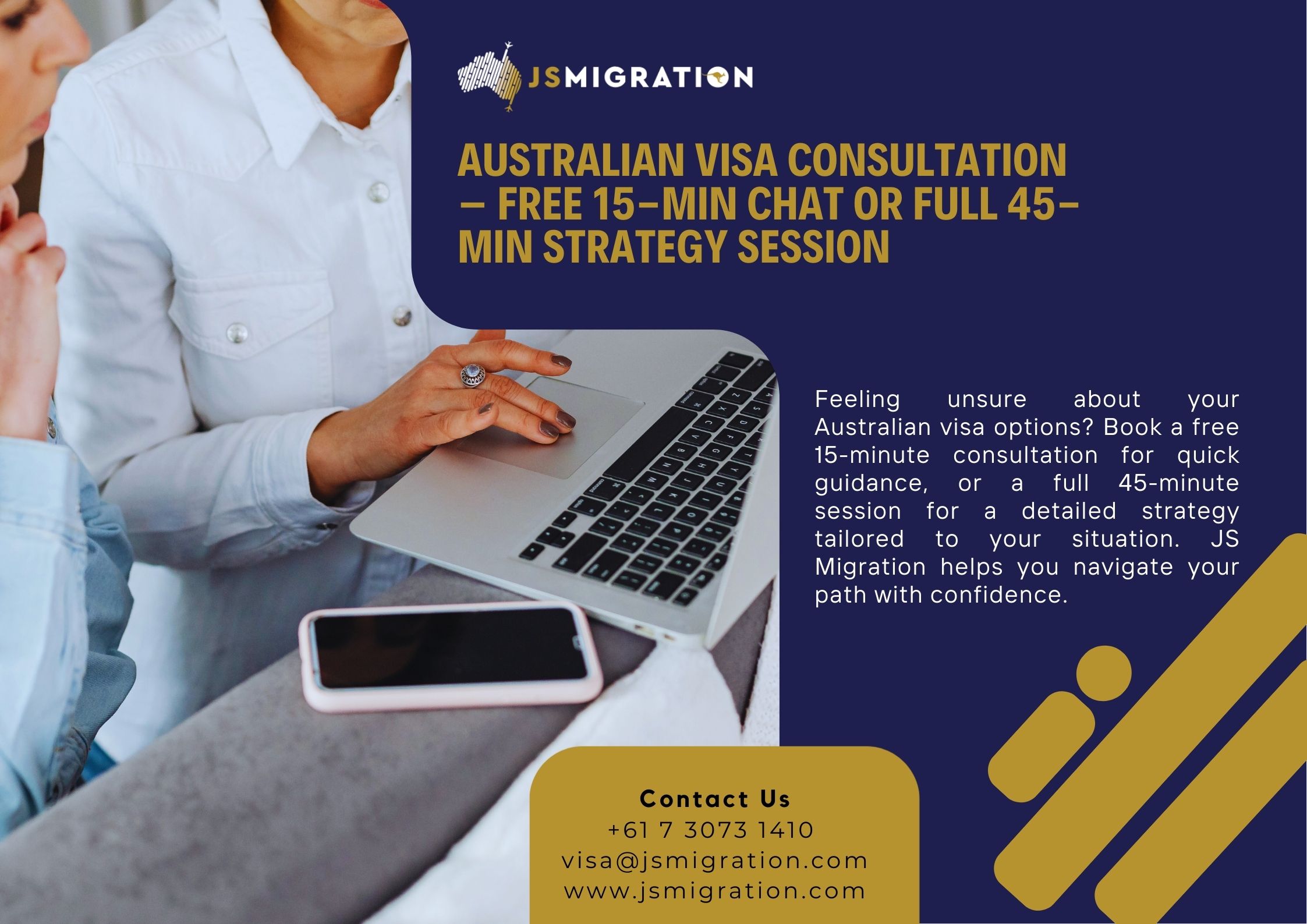 Australian Visa Consultation – Free 15-Min Chat or Full 45-Min Strategy Session