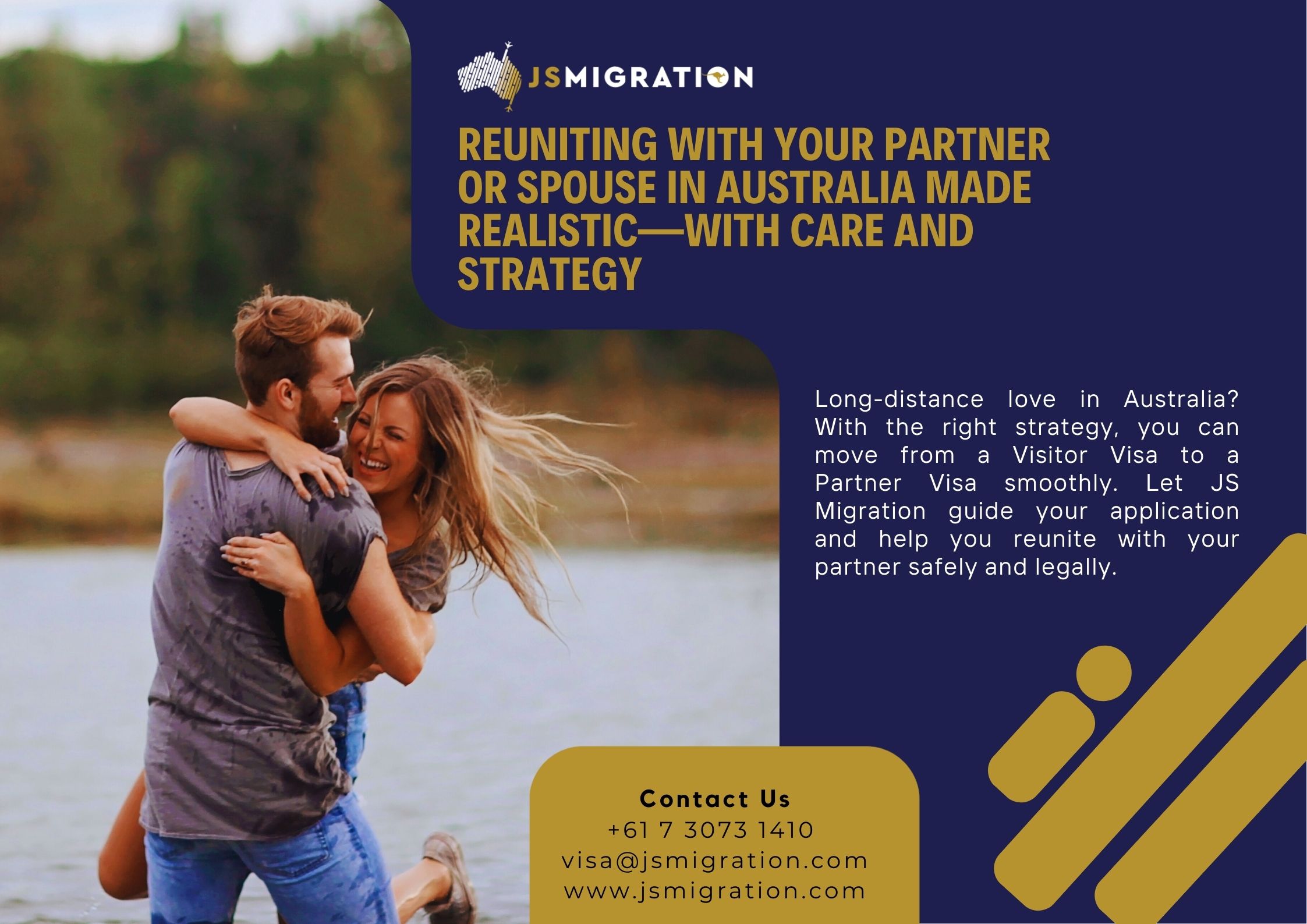 Reuniting with Your Partner or Spouse in Australia Made Realistic—with Care and Strategy