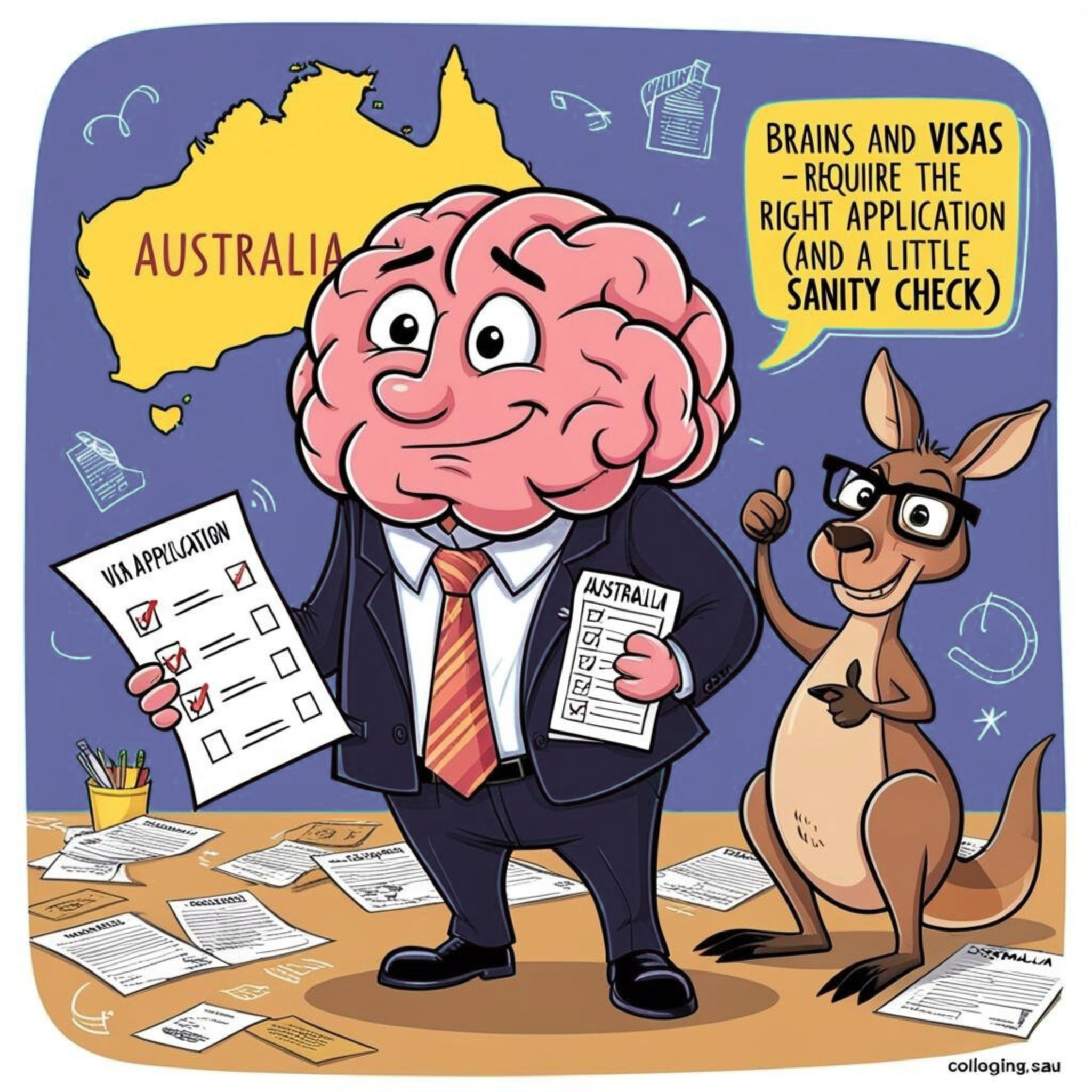 Brains and Visas – Both Require the Right Application (and a Little Sanity Check)