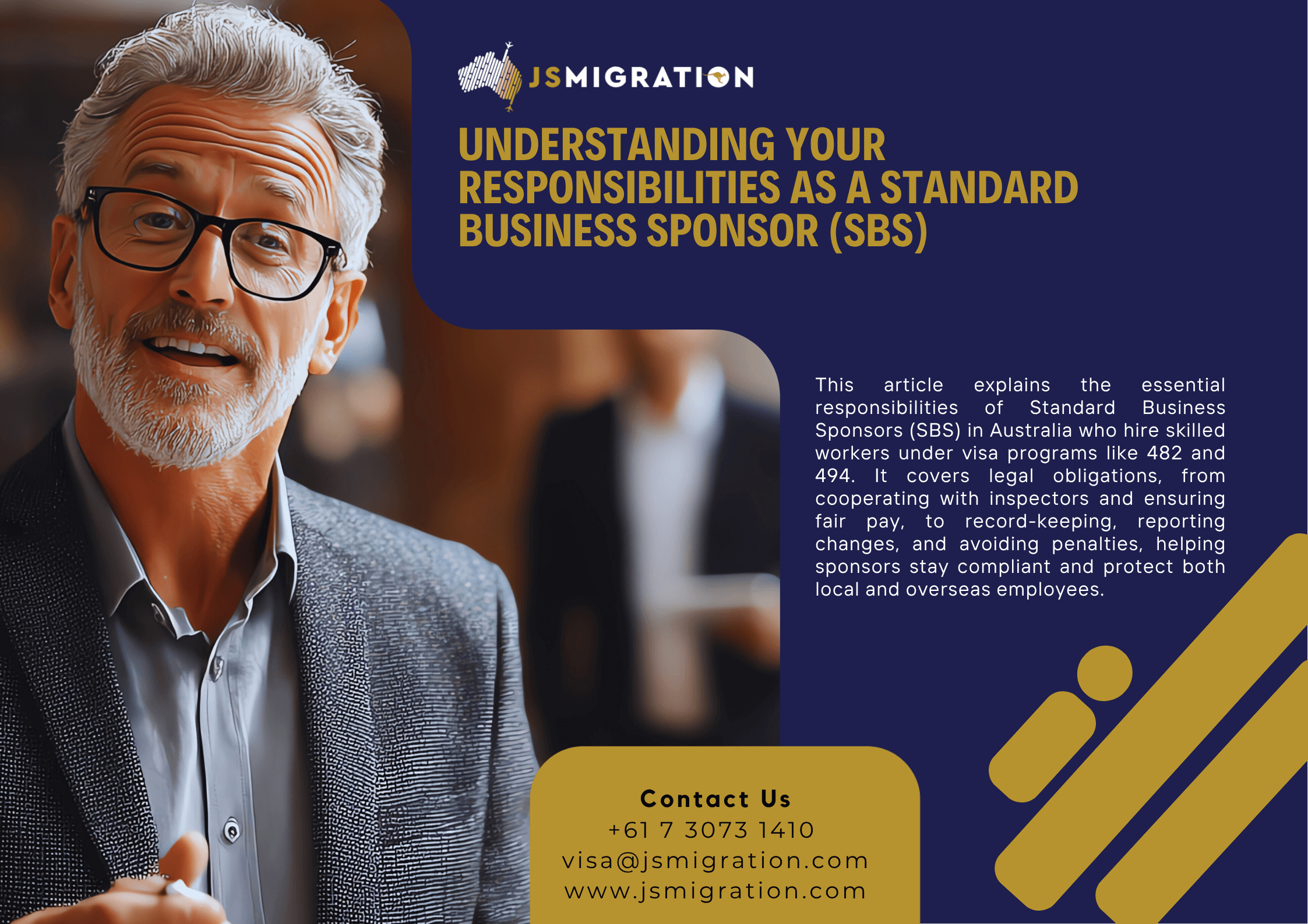 Understanding Your Responsibilities as a Standard Business Sponsor (SBS)