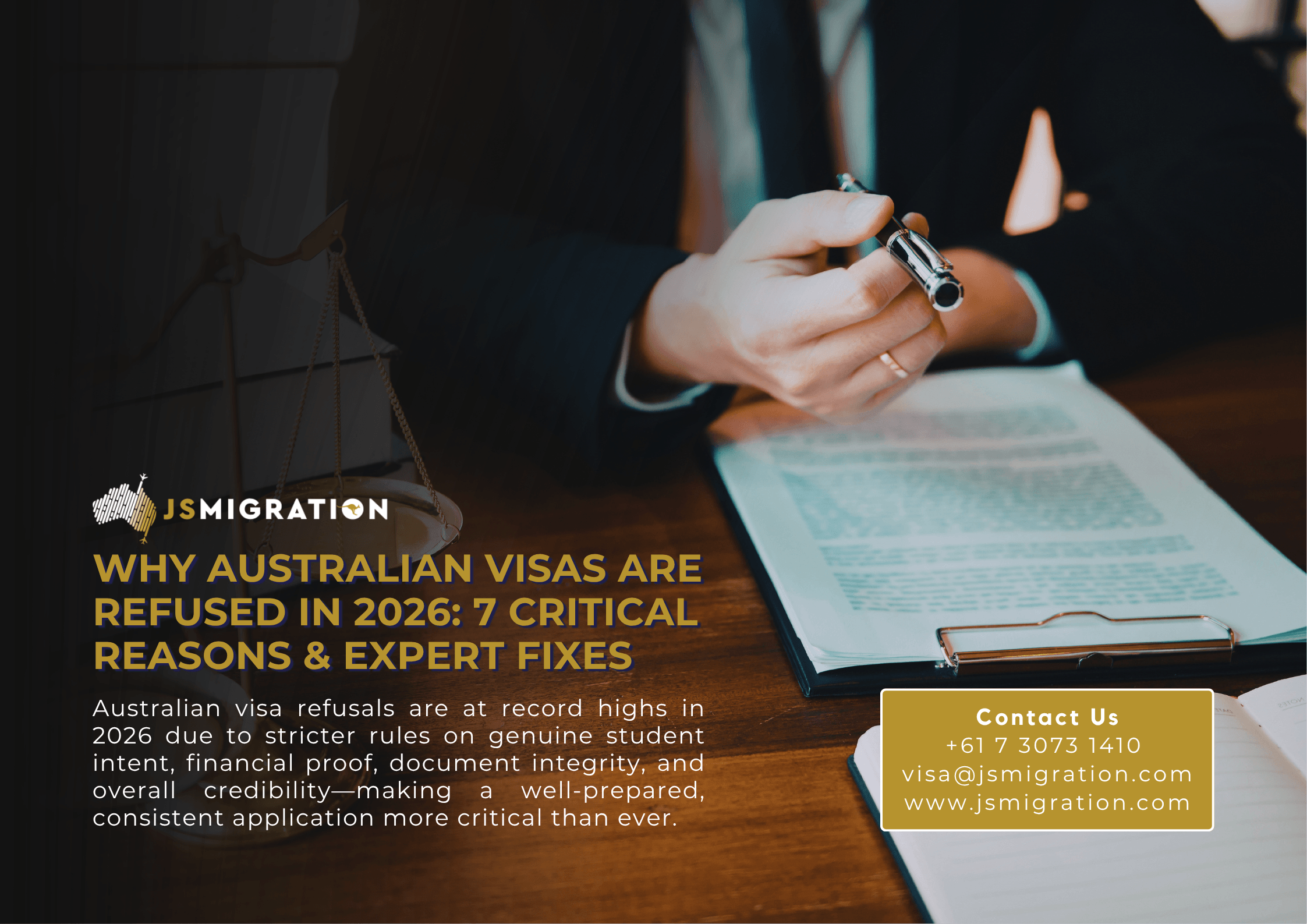 Why Australian Visas are Refused in 2026: 7 Critical Reasons & Expert Fixes